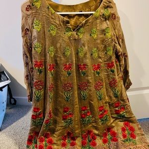 Junaid jamshed shirt and pants, worn once, in excellent condition